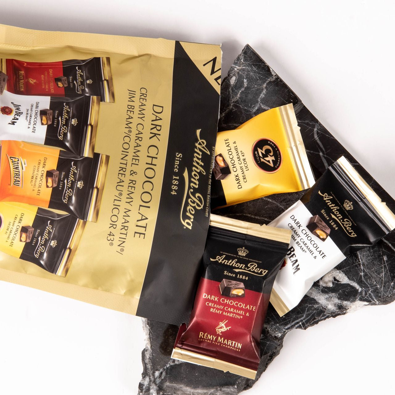 Czekoladki Anthon Berg dodatek do prezentu mini czekoladki anthon berg czekoladki