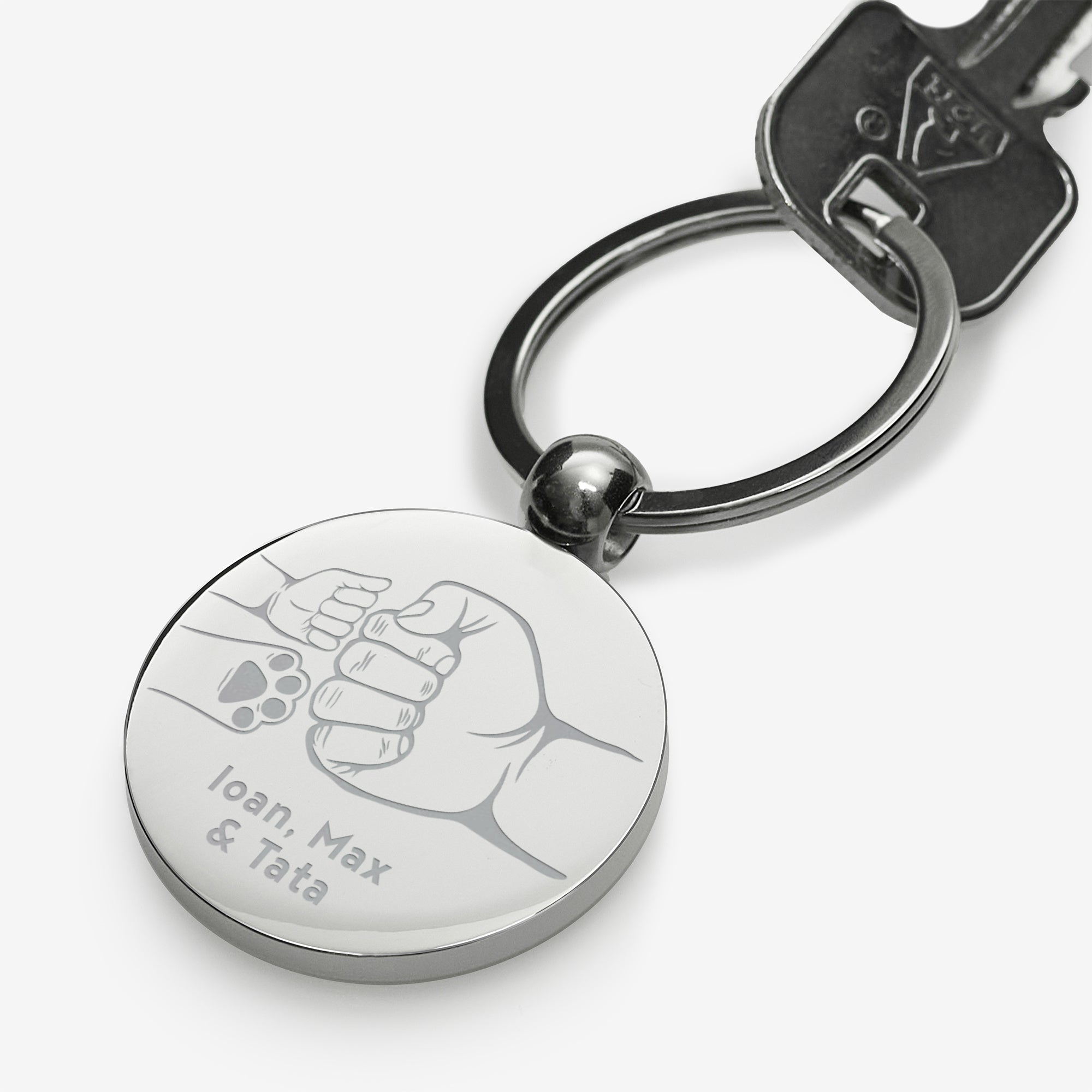 Brelok dla taty - ekipa taty personalizowany brelok dla taty upominek dla taty na Dzień Taty