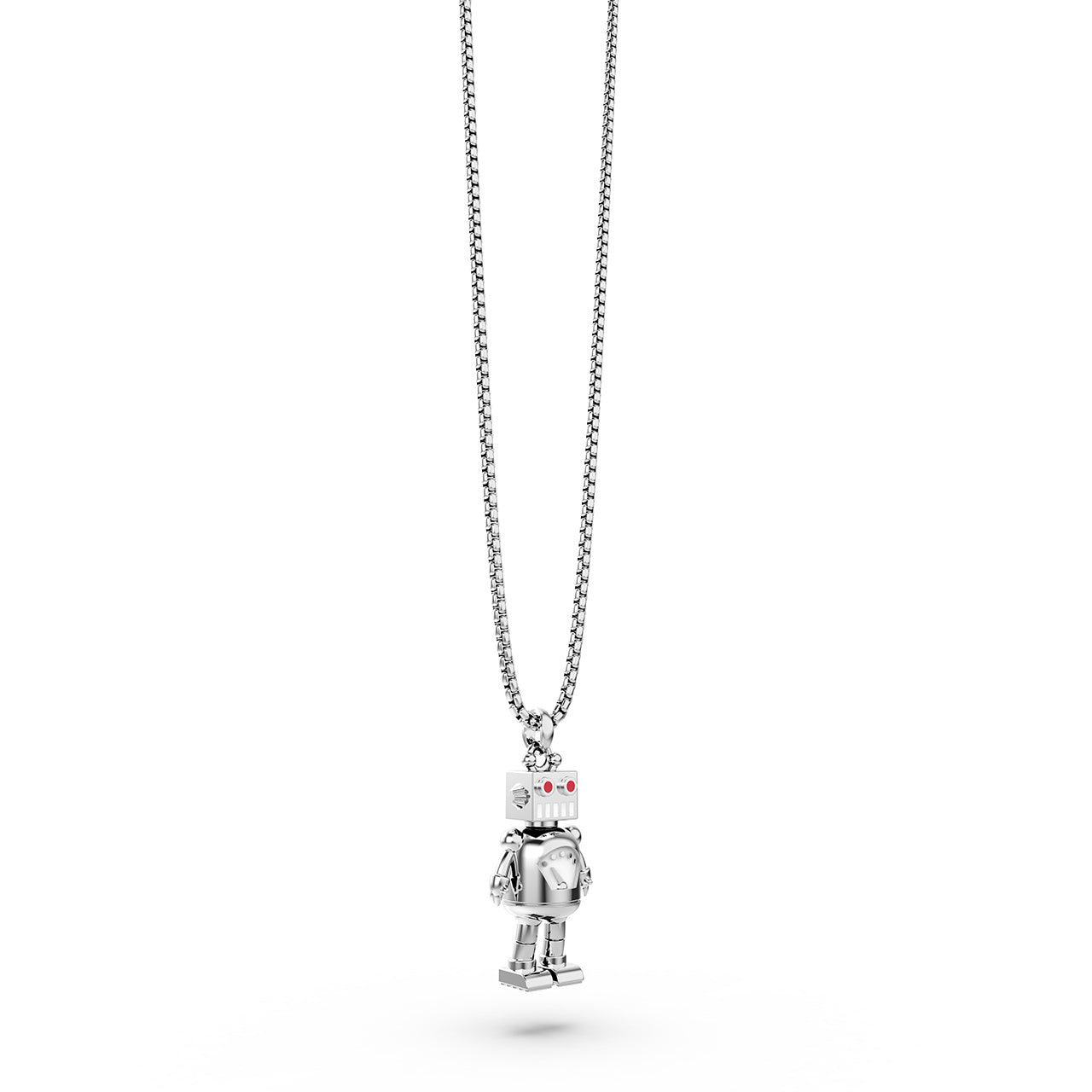 Colier cu pandantiv robot