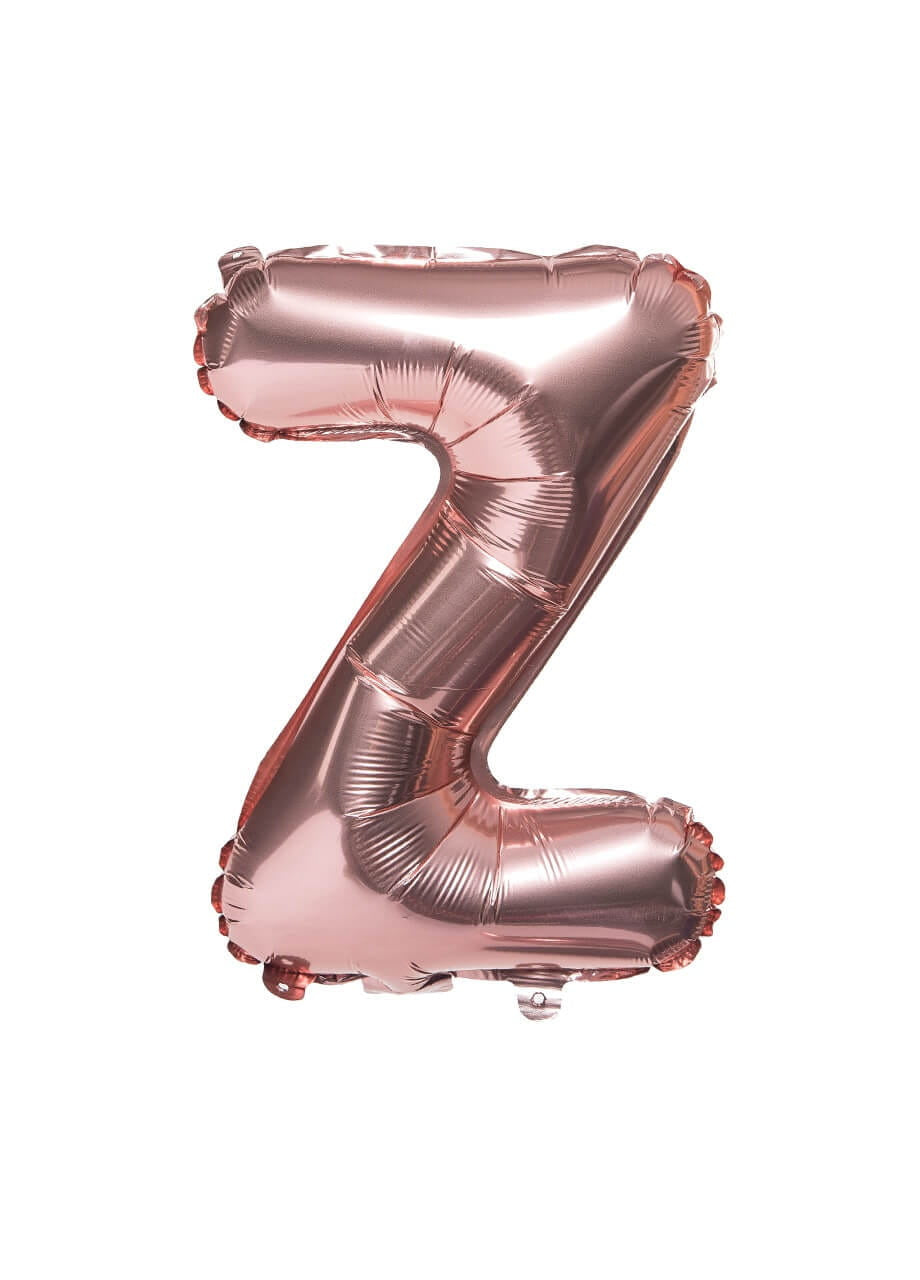Balon din folie pentru aer LITERĂ CU rose gold