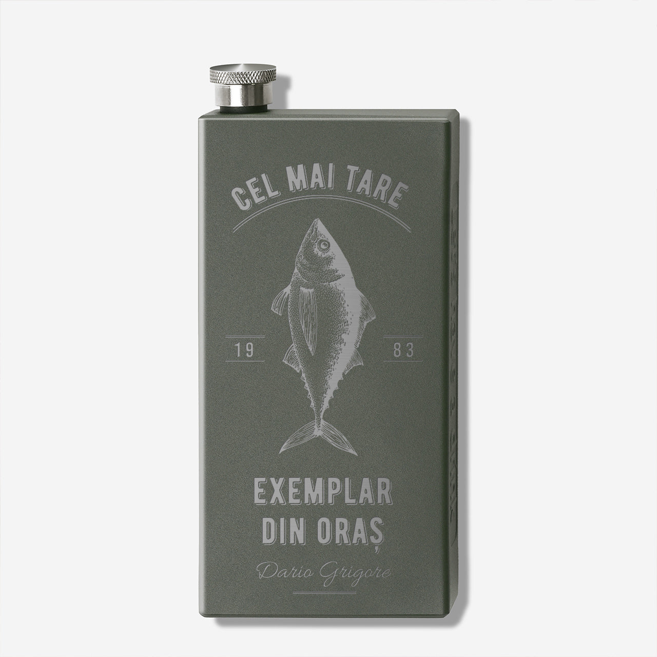 Piersiówka z grawerem na prezent dla wędkarza piersiówka dla wędkarza