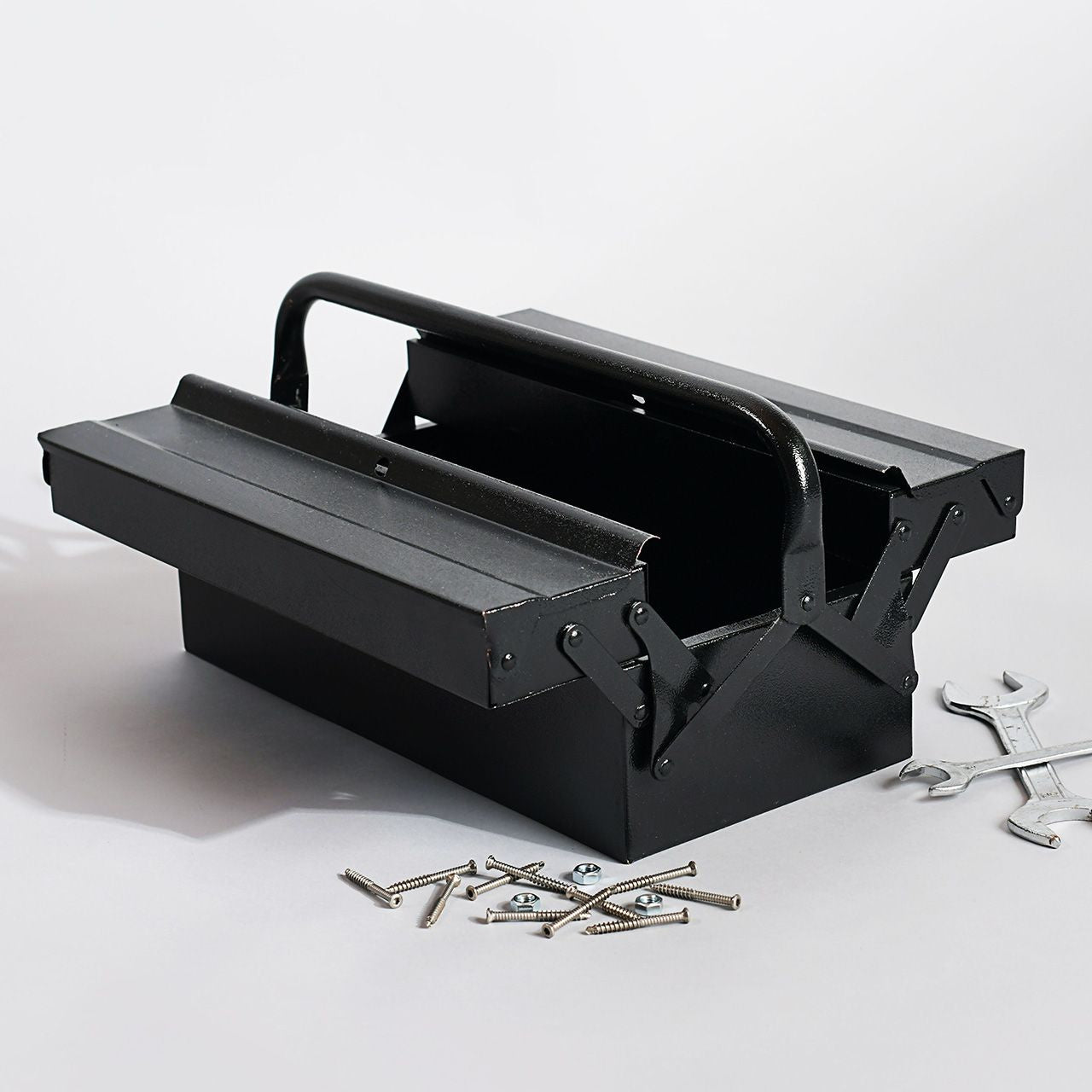 Skrzynka narzędziowa metalowa prezent dla mężczyzny gadżety dla majsterkowicza prezent dla majsterkowicza