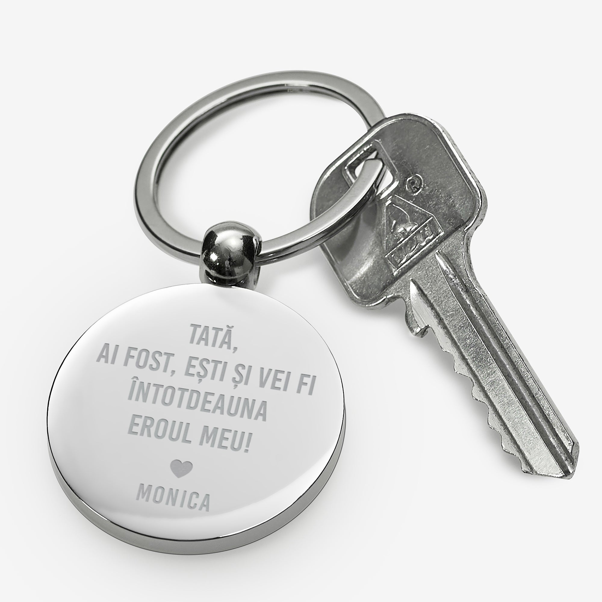 Personalizowany breloczek dla taty - upominek na Dzień Ojca brelok grawerowany prezent dla taty na Dzień Taty