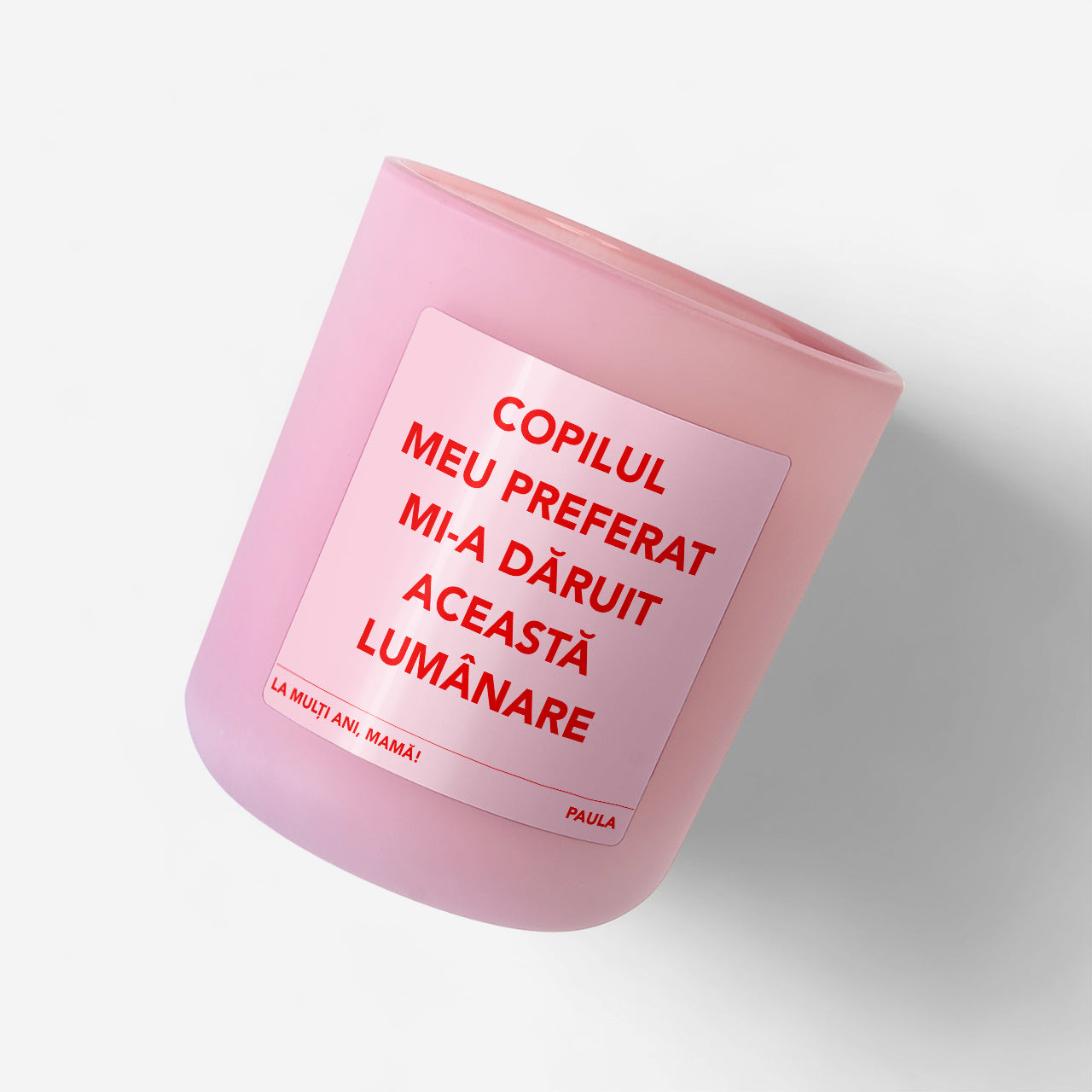 Śmieszna świeczka dla mamy - Ulubione Dziecko personalizowana świeczka dla mamy na Dzień Mamy