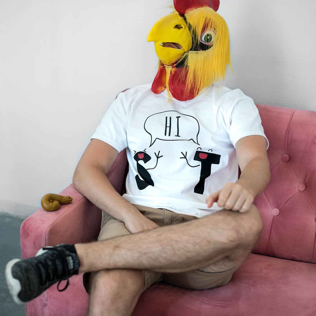 Amuzantă tricou pentru bărbați SHIT - L