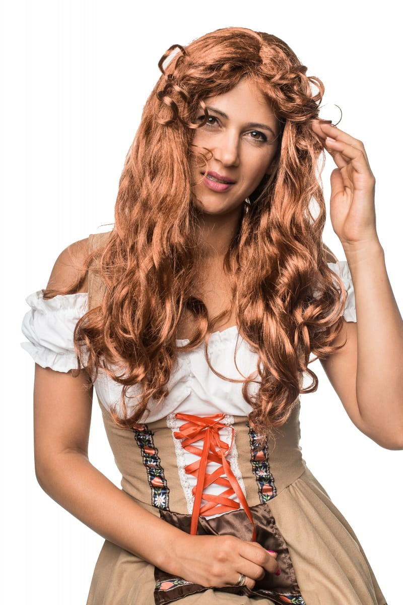 Castanie perucă de carnaval HELENA