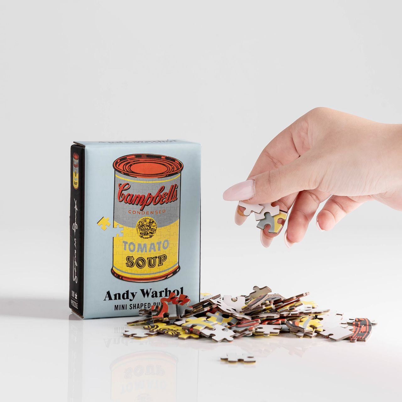 Puzzle dla dorosłych 100 el. - Andy Warhol Cambell Soup puzzle do układania prezent dla artystycznej duszy