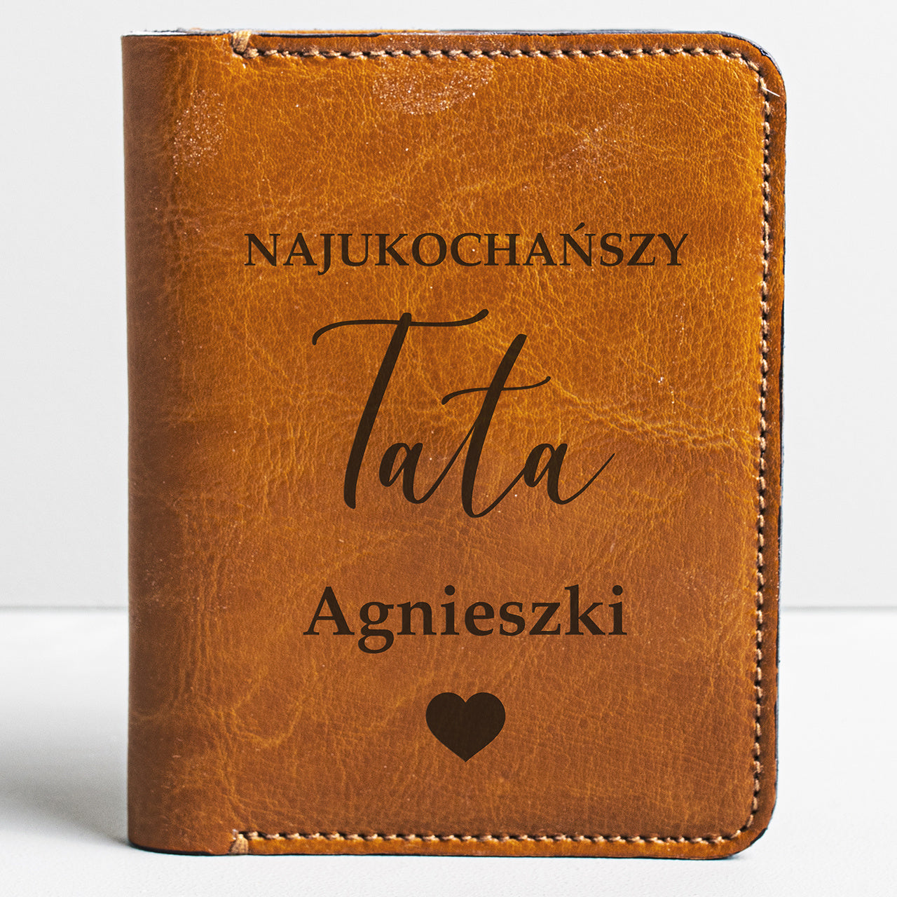 Skórzany portfel dla taty - najukochańszy tata