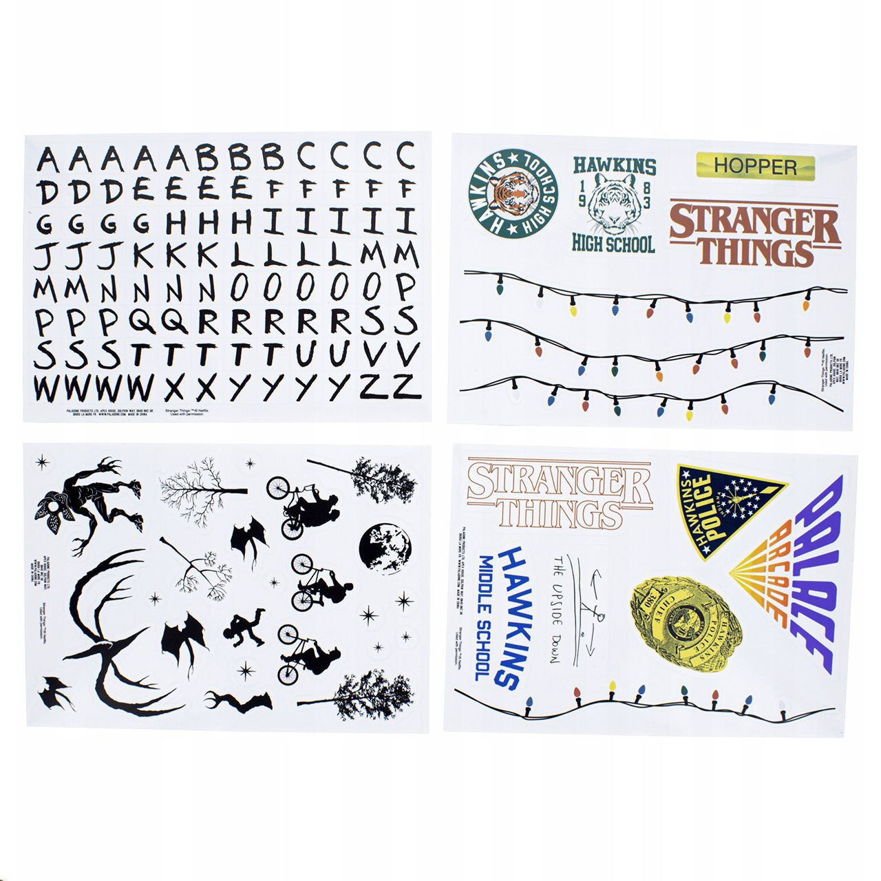 Set de autocolante Stranger Things