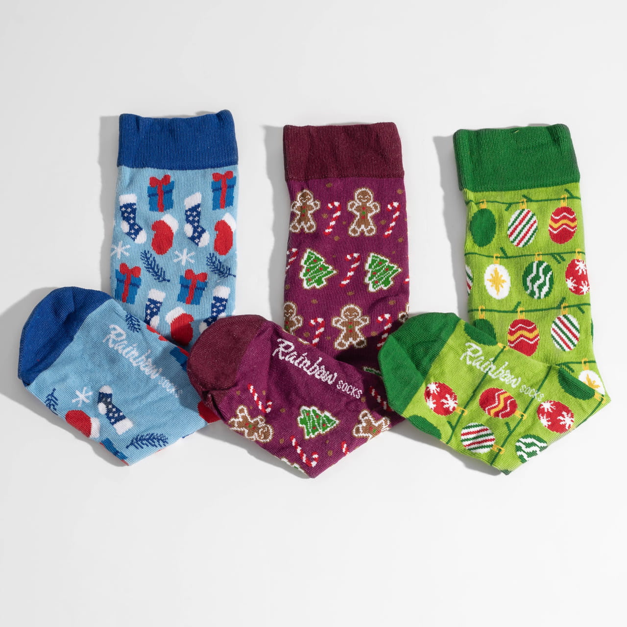Zestaw skarpetek na święta Dla Niej 3 pary prezent świąteczny skarpetki świąteczne damskie