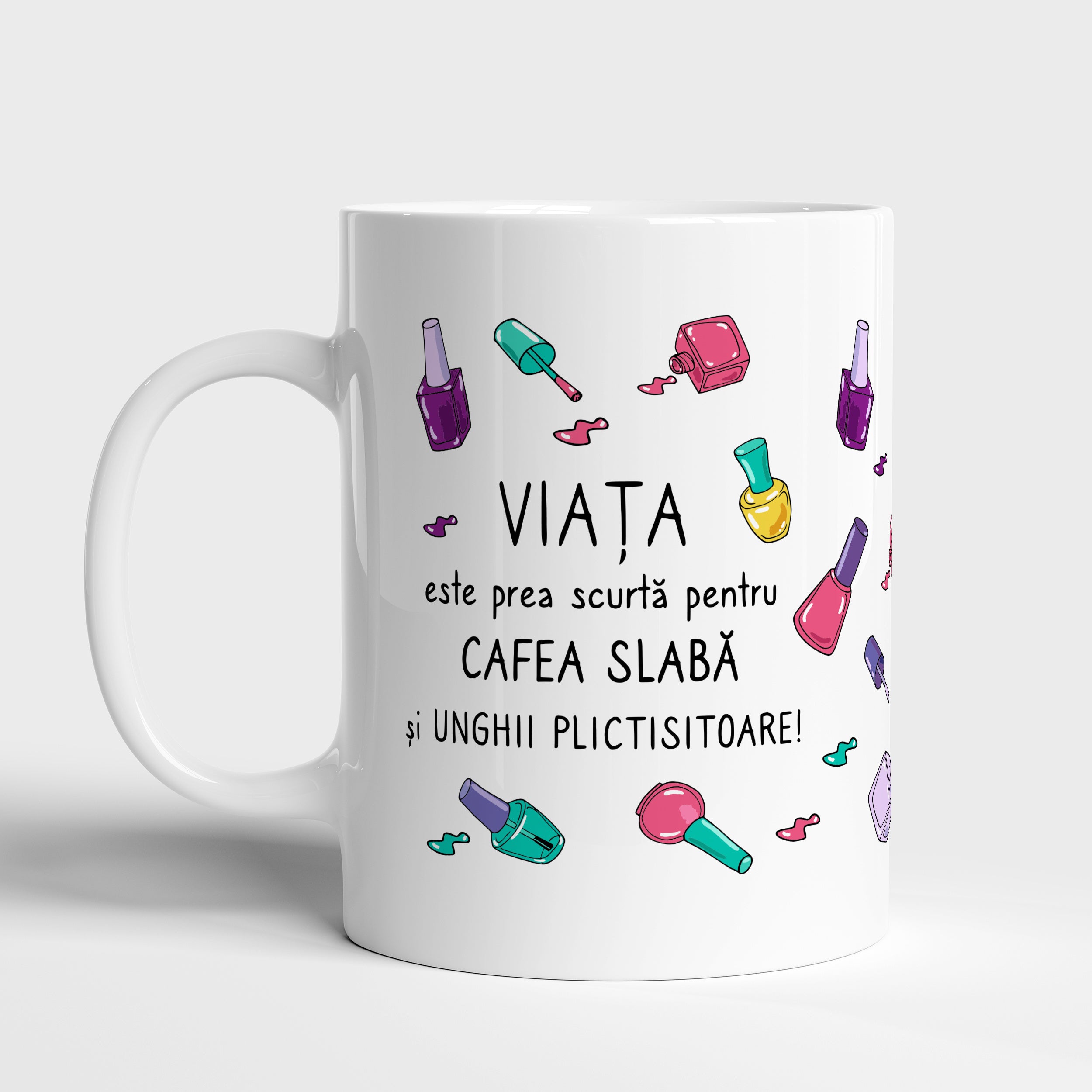 Cană pentru stilistă de unghii