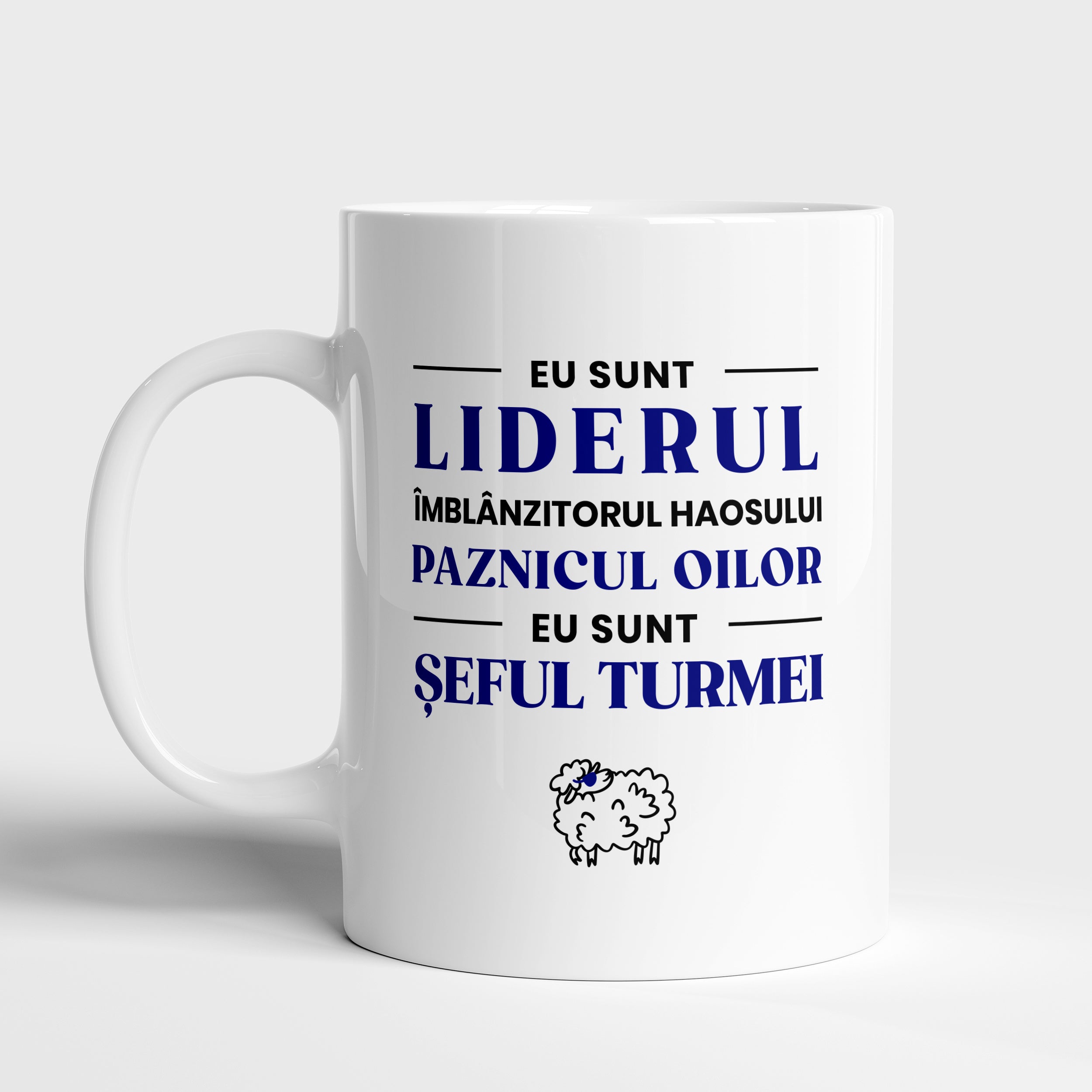 Personalizowany kubek dla kierownika - Wódz Stada zabawny prezent dla kierownika z nadrukiem