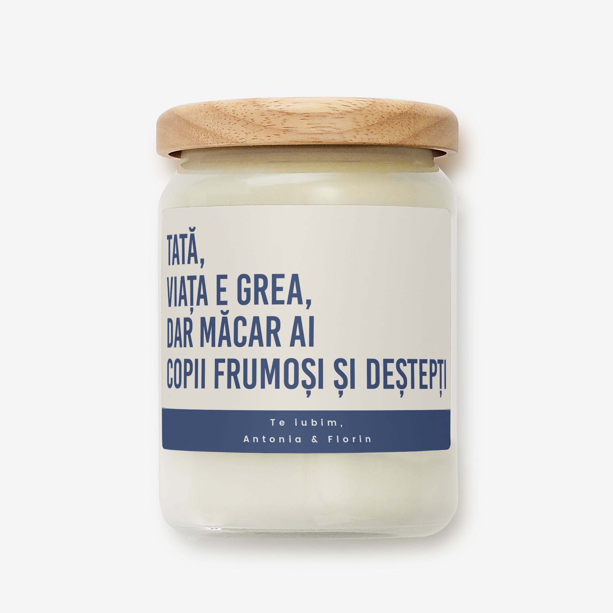 Świeca na Dzień Ojca - prezent dla taty na Dzień Taty świeczka personalizowana dla Taty upominek dla Taty