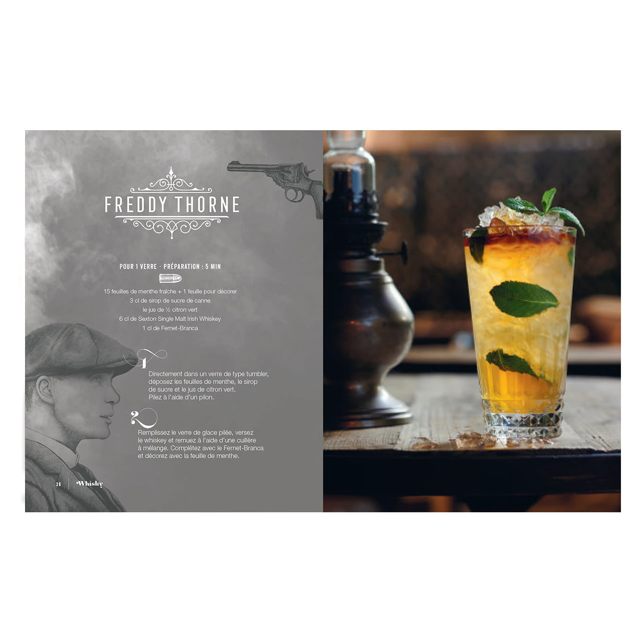 Książka Peaky Blinders Cocktail Book książka peaky blinders peaky blinders prezent