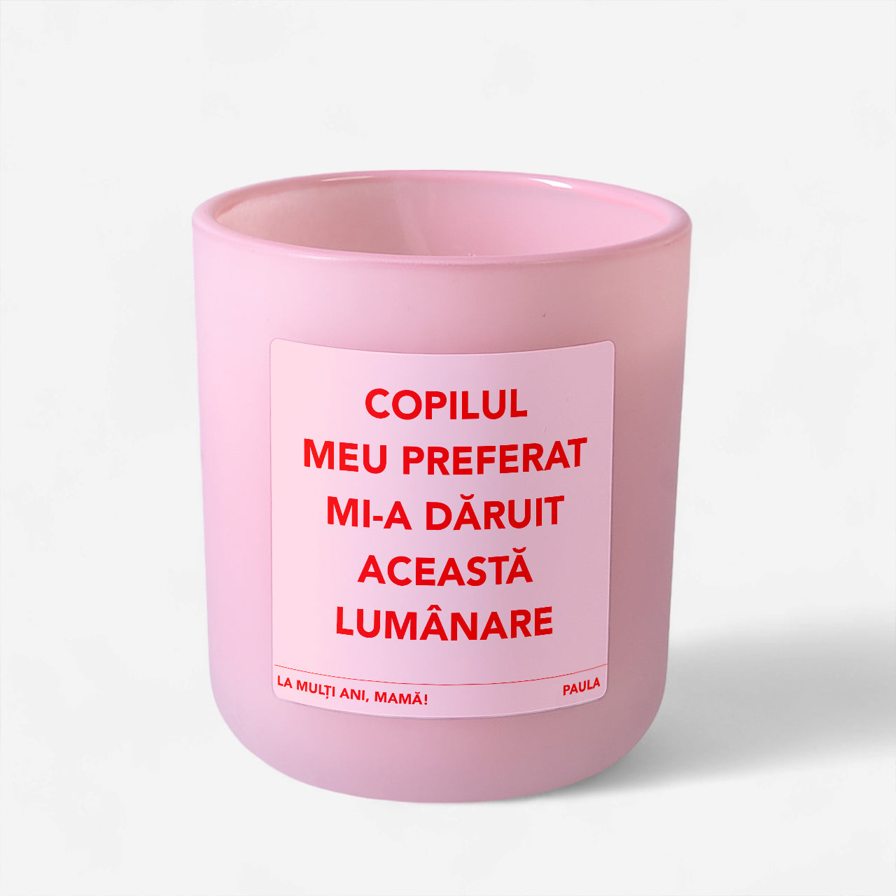 Śmieszna świeczka dla mamy - Ulubione Dziecko personalizowana świeczka dla mamy na Dzień Mamy