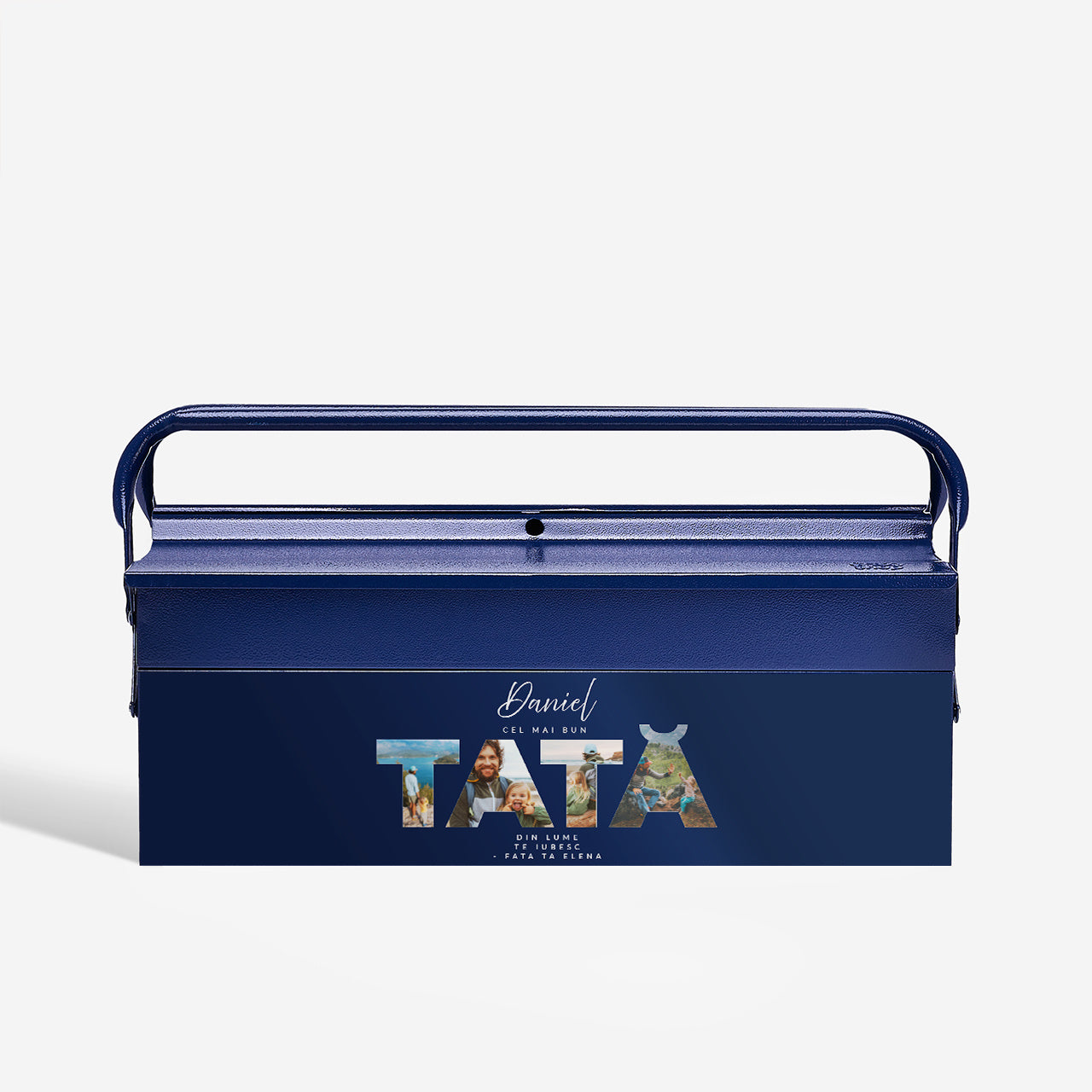Cutie de scule metalică — cutie pentru tata