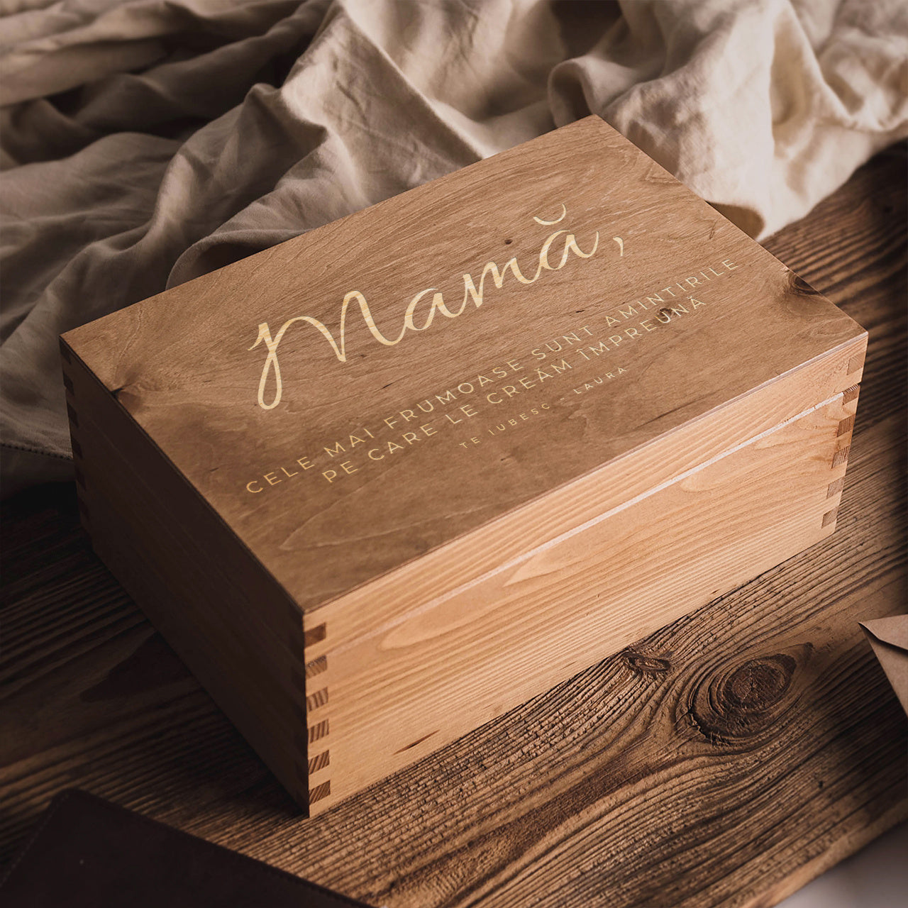 Personalizowany prezent dla mamy - pudełko wspomnień pudełko na pamiątki prezent na dzień matki