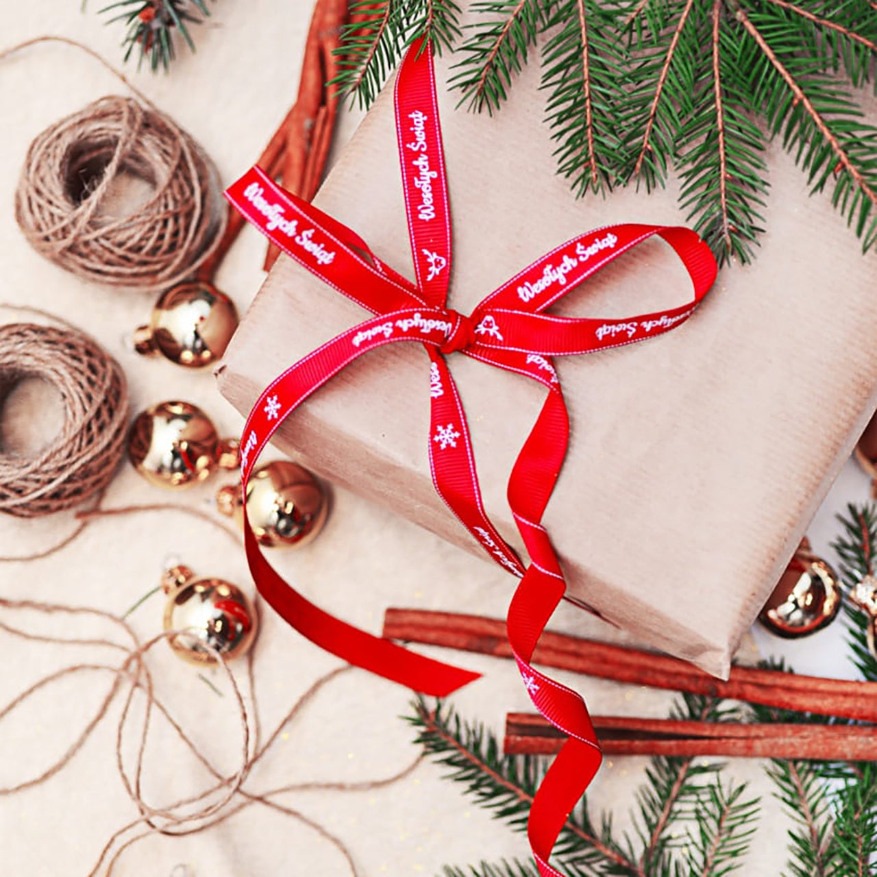 Panglică cu model de Crăciun