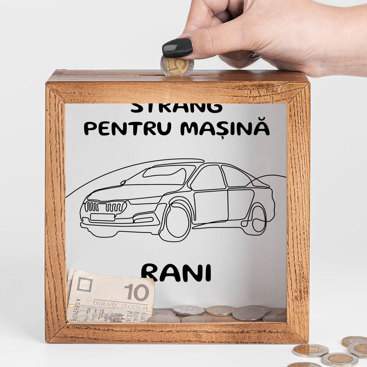 Pușculiță pentru mașină – Strâng pentru mașină